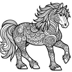 Caballo mandala