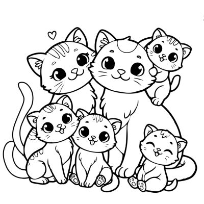 Familia de gatos