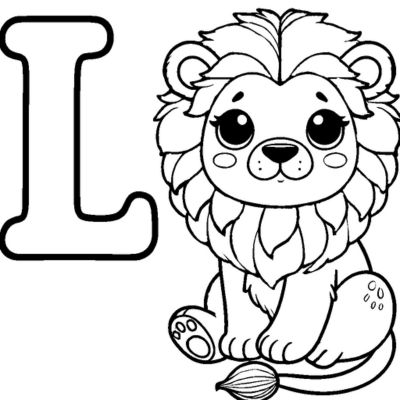 La letra L y el león