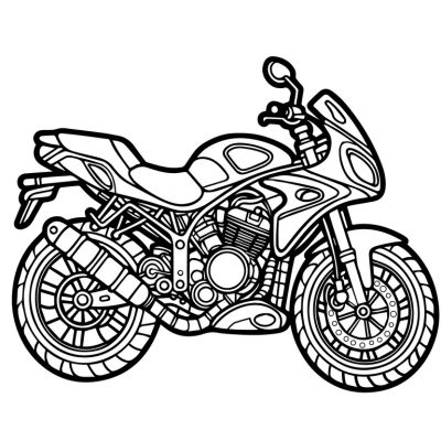 Moto de carreras rápida