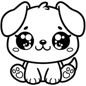 Perro Kawaii