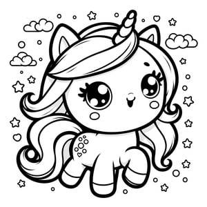 unicornio kawaii